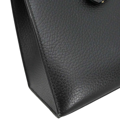 Hermes Black Ardennes Kelly 28 Sellier 2way Shoulder Handbag