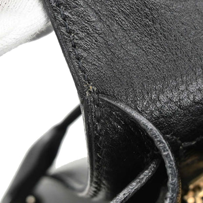 Hermes Black Ardennes Kelly 28 Sellier 2way Shoulder Handbag