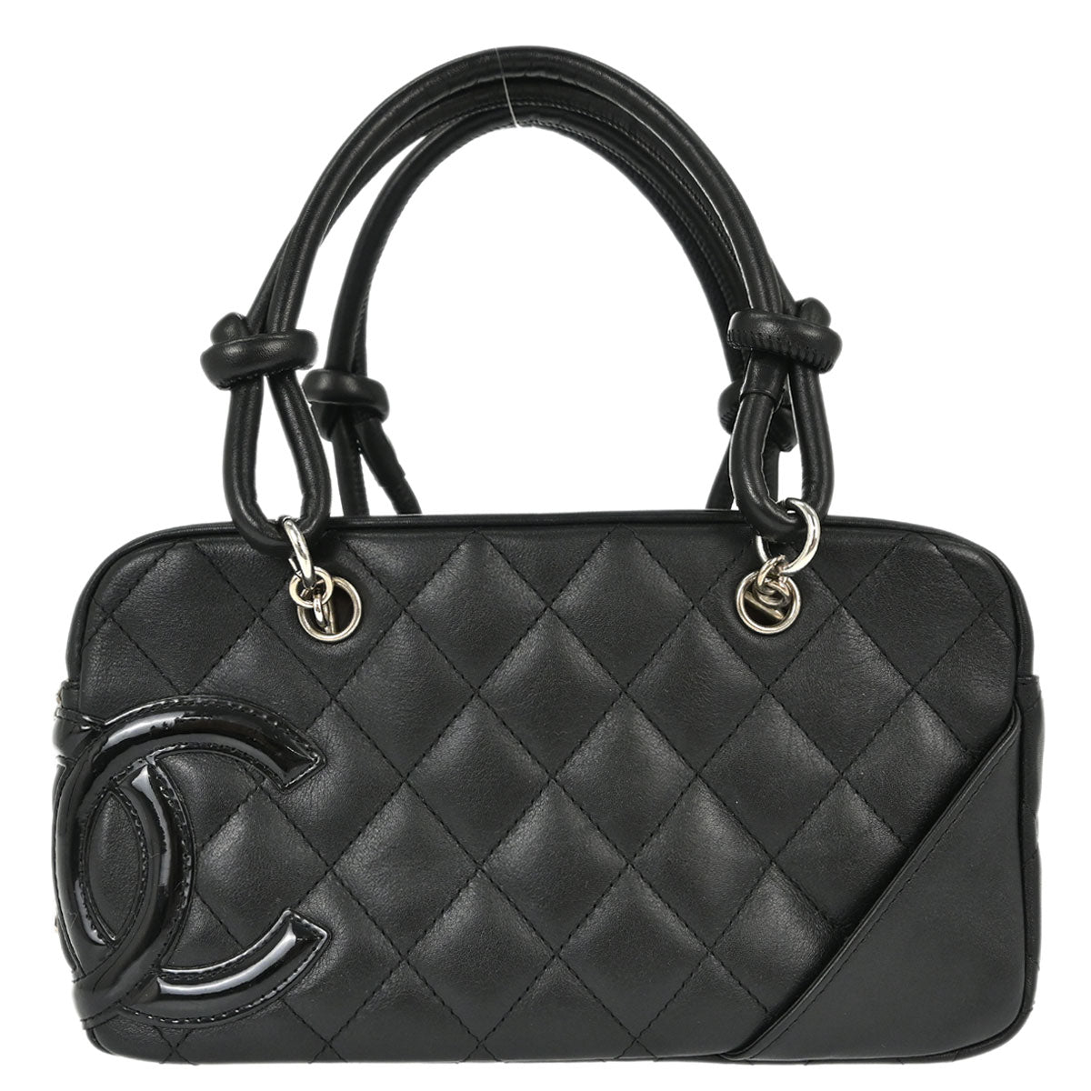 Chanel 2005-2006 Black Calfskin Cambon Ligne Handbag