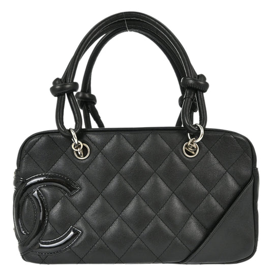 Chanel 2005-2006 Black Calfskin Cambon Ligne Handbag