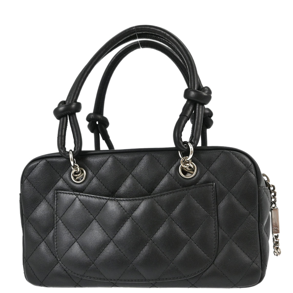 Chanel 2005-2006 Black Calfskin Cambon Ligne Handbag