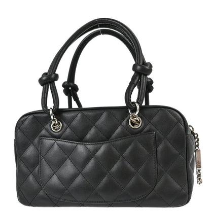 Chanel 2005-2006 Black Calfskin Cambon Ligne Handbag