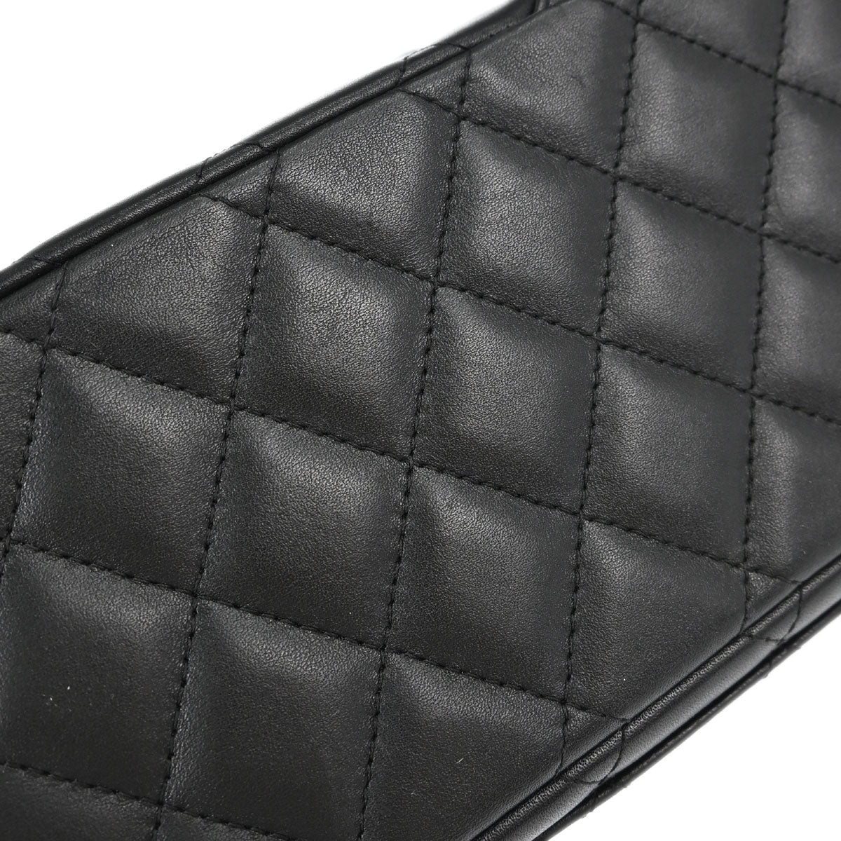 Chanel 2005-2006 Black Calfskin Cambon Ligne Handbag