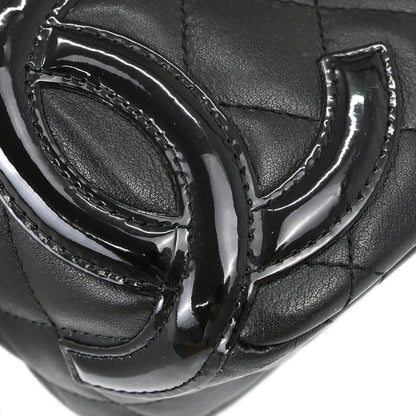 Chanel 2005-2006 Black Calfskin Cambon Ligne Handbag