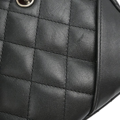 Chanel 2005-2006 Black Calfskin Cambon Ligne Handbag