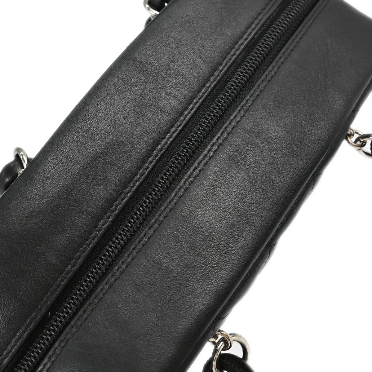 Chanel 2005-2006 Black Calfskin Cambon Ligne Handbag
