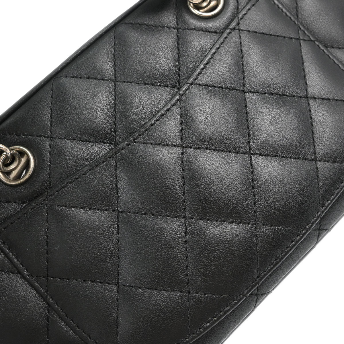 Chanel 2005-2006 Black Calfskin Cambon Ligne Handbag