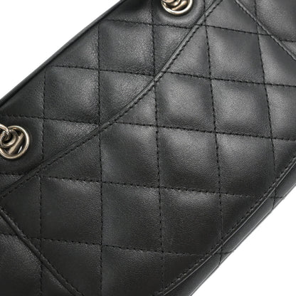 Chanel 2005-2006 Black Calfskin Cambon Ligne Handbag