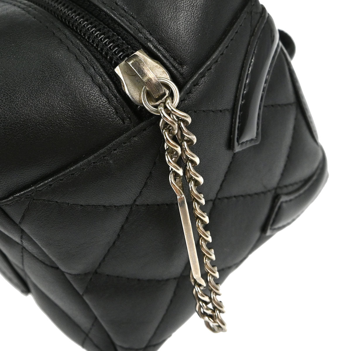 Chanel 2005-2006 Black Calfskin Cambon Ligne Handbag