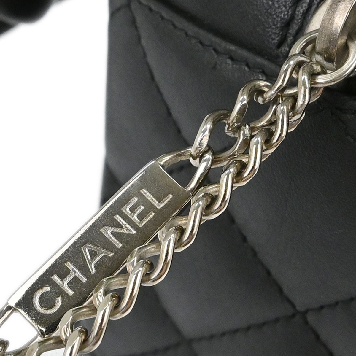 Chanel 2005-2006 Black Calfskin Cambon Ligne Handbag