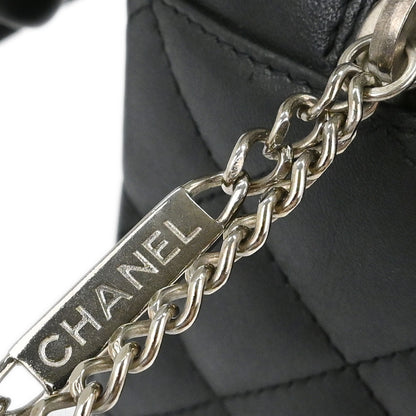 Chanel 2005-2006 Black Calfskin Cambon Ligne Handbag
