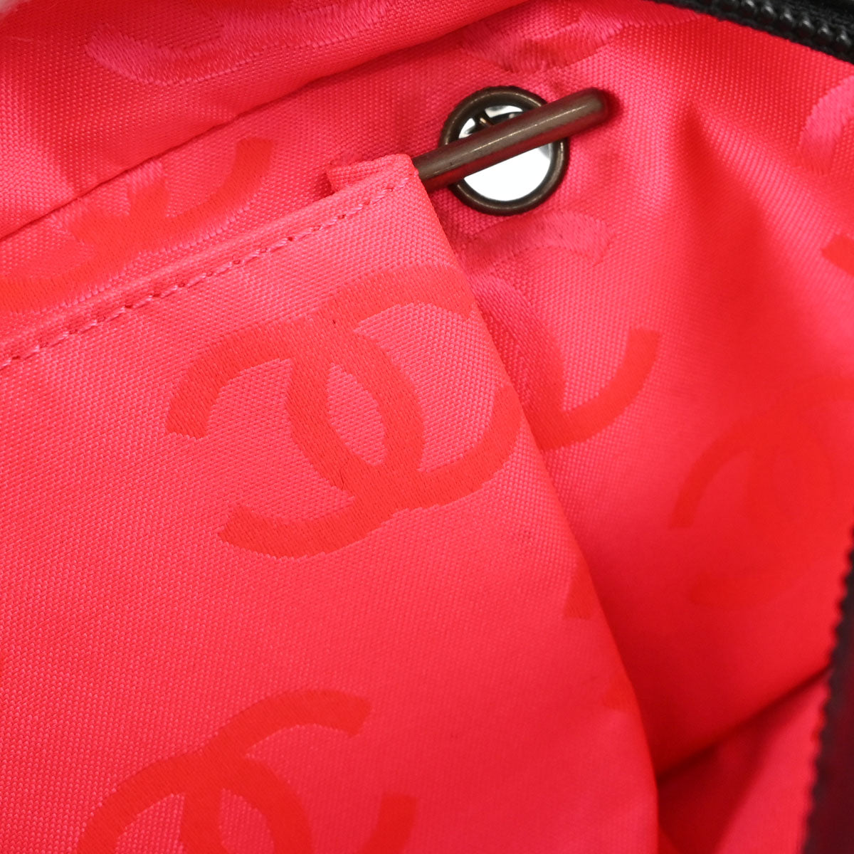 Chanel 2005-2006 Black Calfskin Cambon Ligne Handbag
