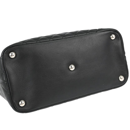 Chanel 2005-2006 Black Calfskin Cambon Ligne Tote Handbag