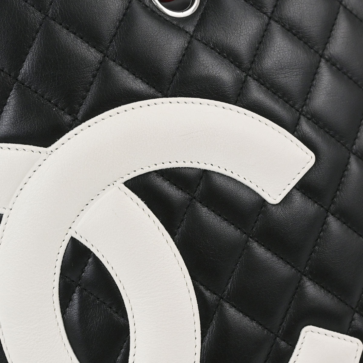 Chanel 2005-2006 Black Calfskin Cambon Ligne Tote Handbag