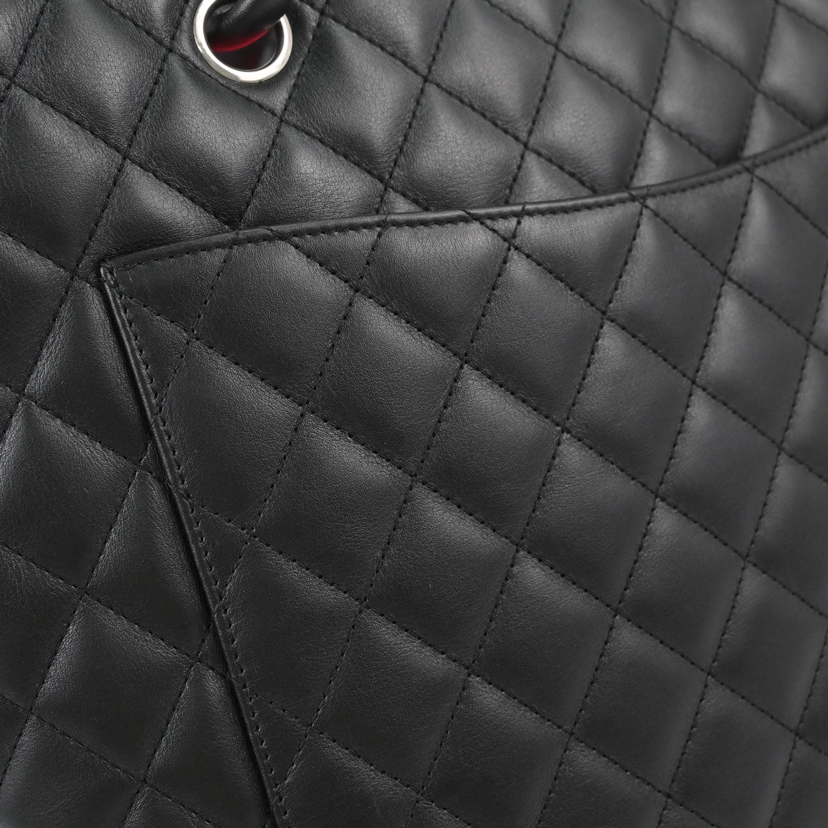 Chanel 2005-2006 Black Calfskin Cambon Ligne Tote Handbag