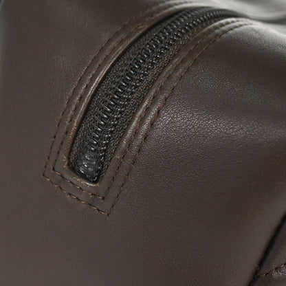 Chanel 2005-2006 Brown Calfskin Cambon Ligne Bowling Bag 27
