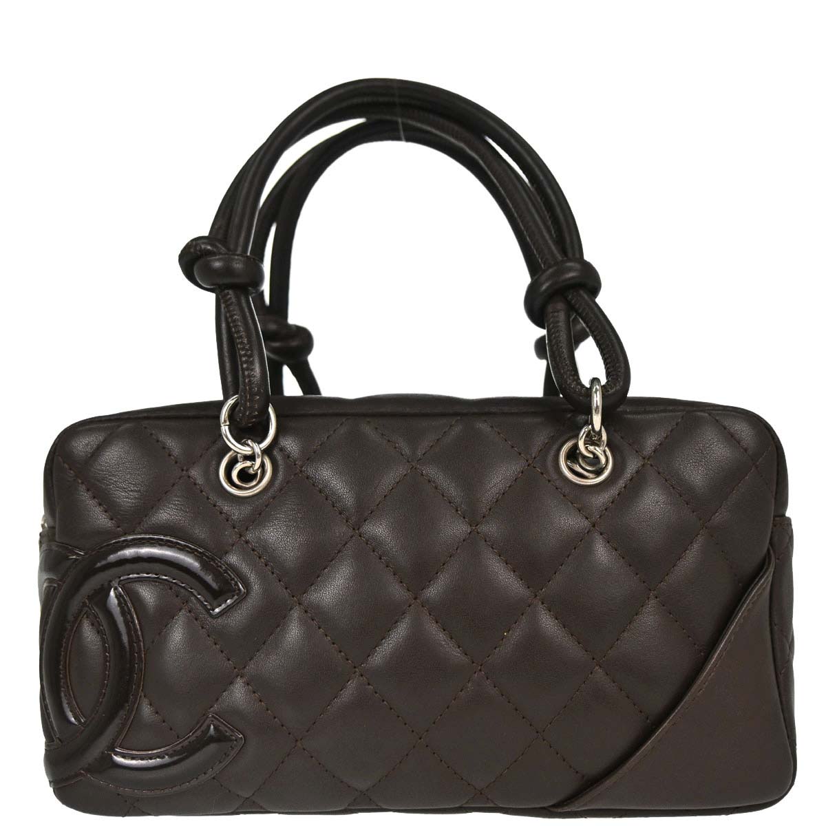 Chanel 2005-2006 Brown Calfskin Cambon Ligne Handbag