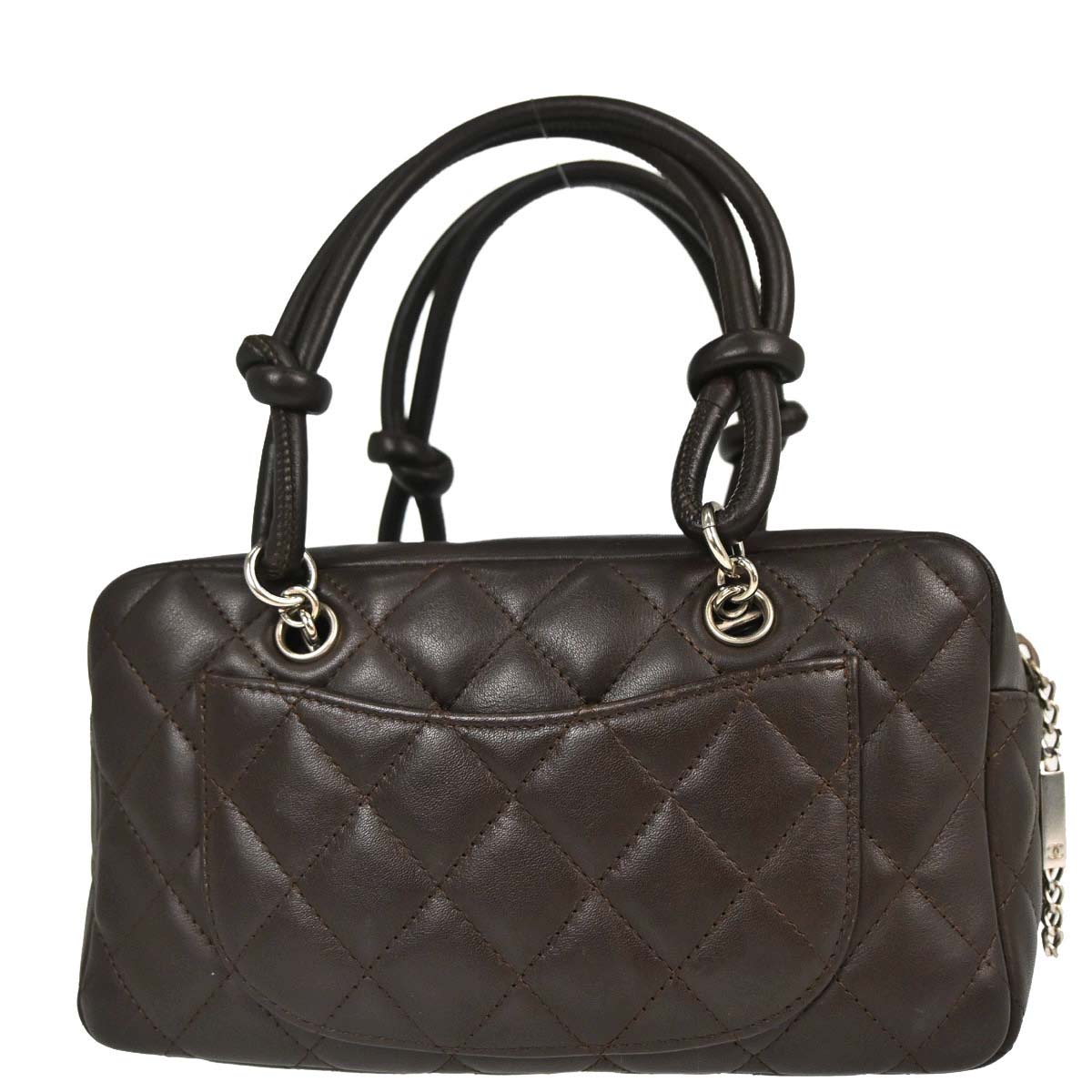 Chanel 2005-2006 Brown Calfskin Cambon Ligne Handbag