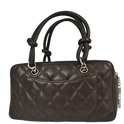 Chanel 2005-2006 Brown Calfskin Cambon Ligne Handbag