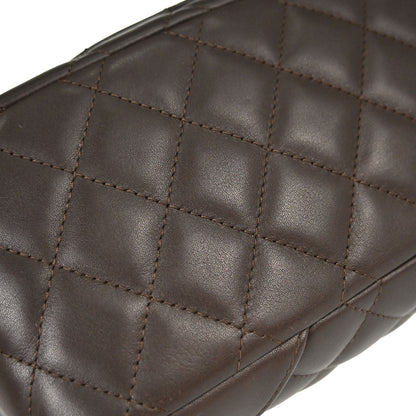 Chanel 2005-2006 Brown Calfskin Cambon Ligne Handbag