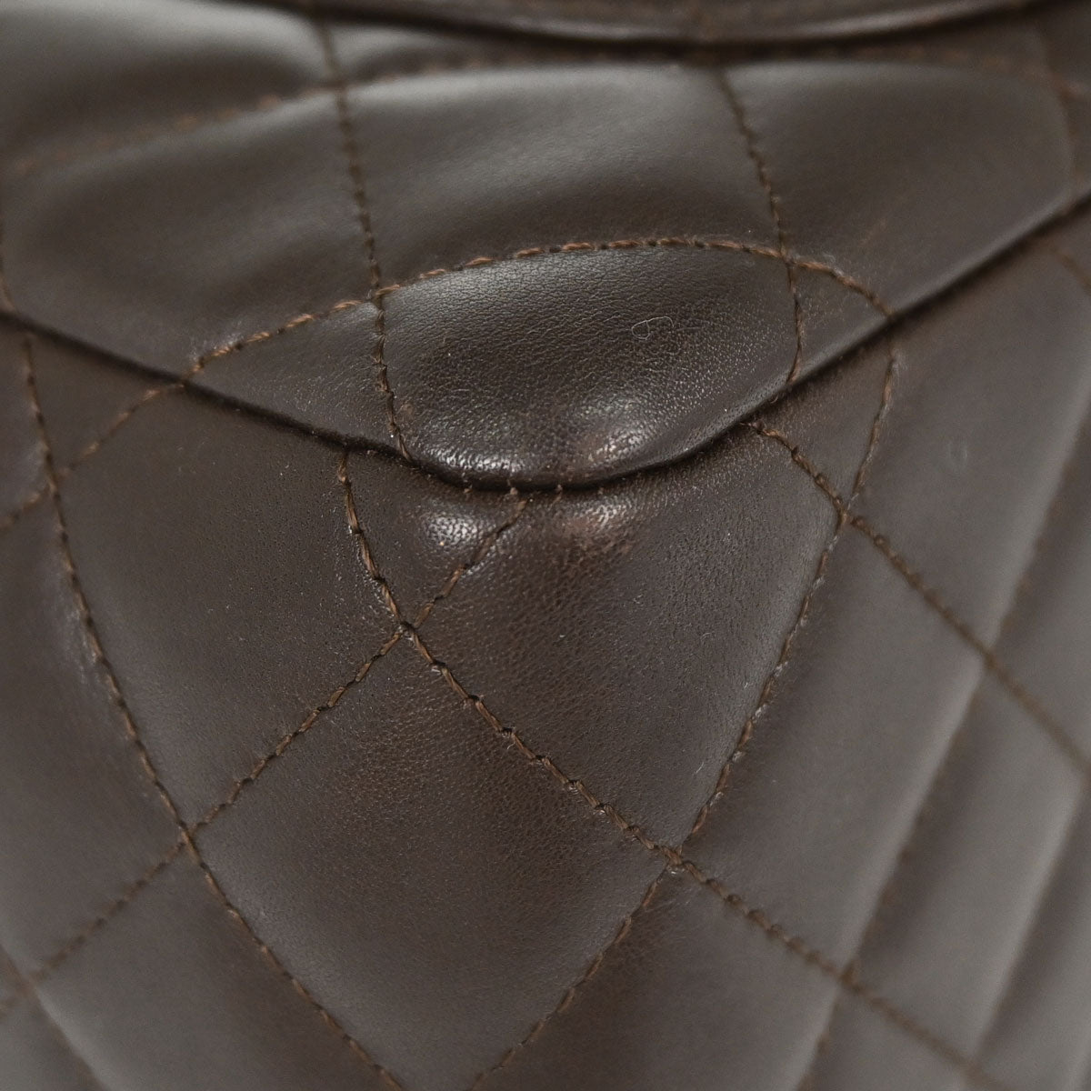 Chanel 2005-2006 Brown Calfskin Cambon Ligne Handbag