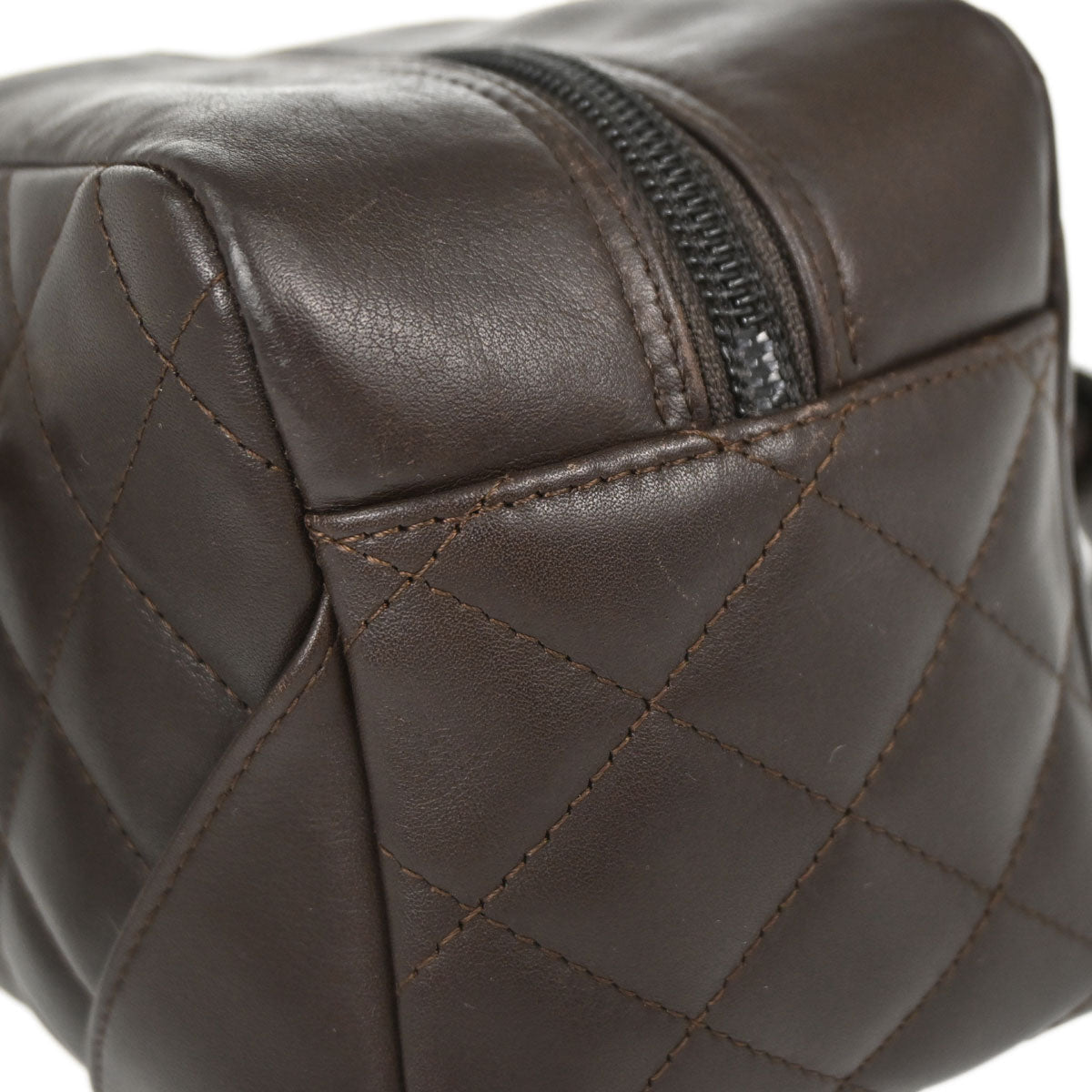 Chanel 2005-2006 Brown Calfskin Cambon Ligne Handbag