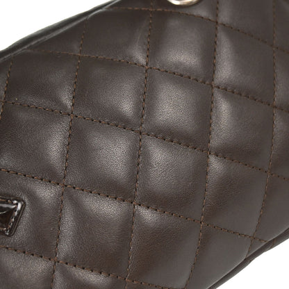 Chanel 2005-2006 Brown Calfskin Cambon Ligne Handbag