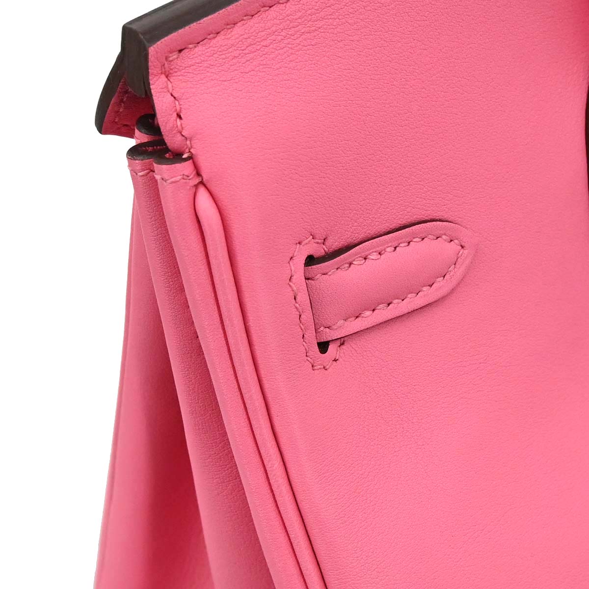 Hermes Rose Azalee Swift Birkin 25 Handbag