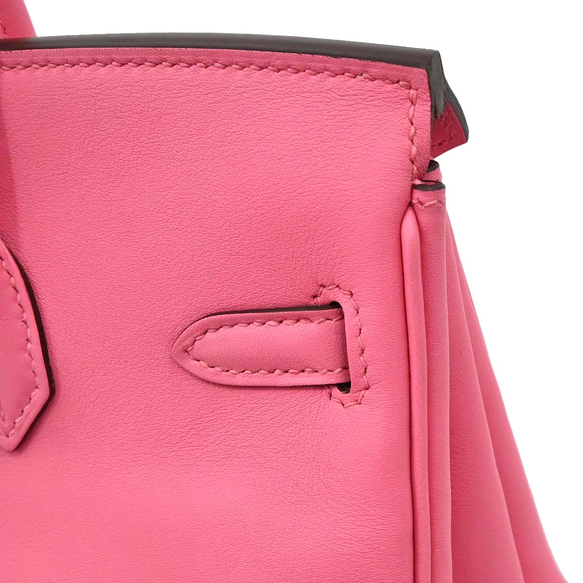 Hermes Rose Azalee Swift Birkin 25 Handbag
