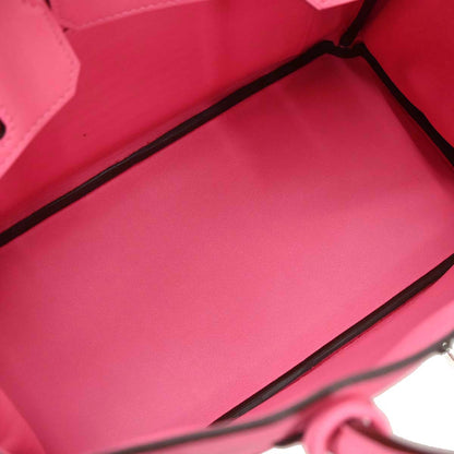 Hermes Rose Azalee Swift Birkin 25 Handbag