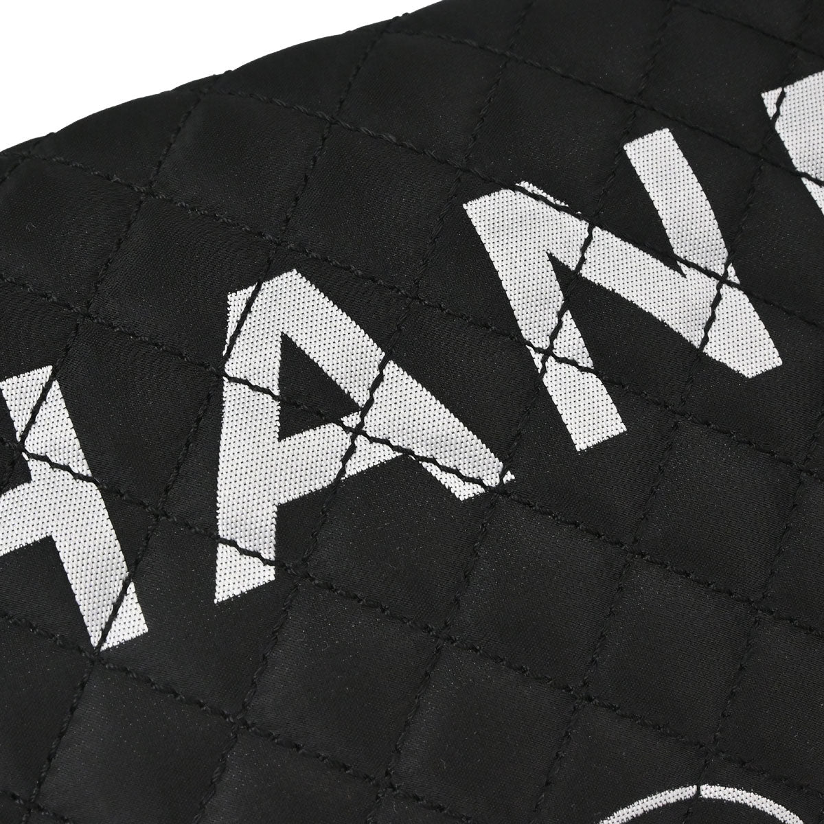 Chanel 2008-2009 Black Satin Logomania Flap Shoulder Bag