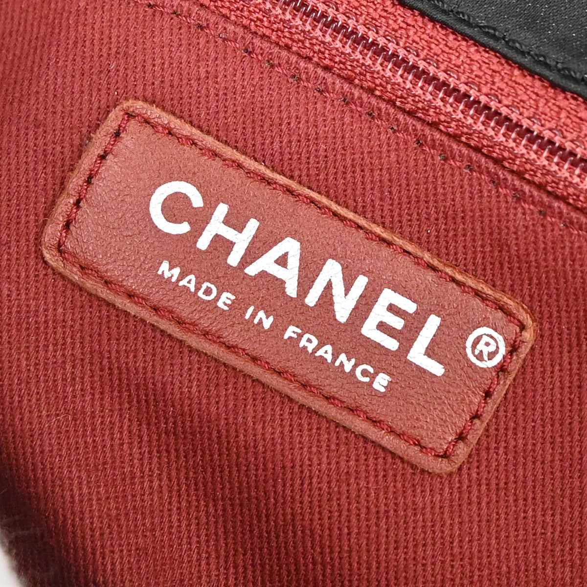 Chanel 2008-2009 Black Satin Logomania Flap Shoulder Bag