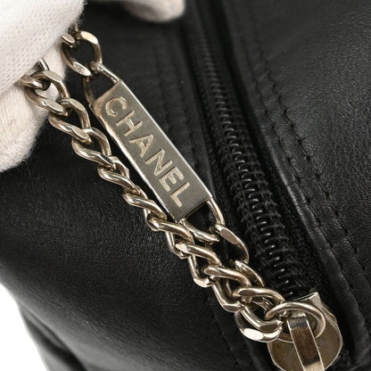 Chanel Black Calfskin Cambon Ligne Bowling Bag 27