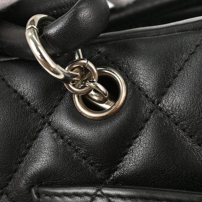 Chanel Black Calfskin Cambon Ligne Bowling Bag 27