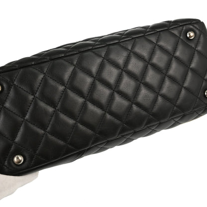Chanel Black Calfskin Cambon Ligne Bowling Bag 27