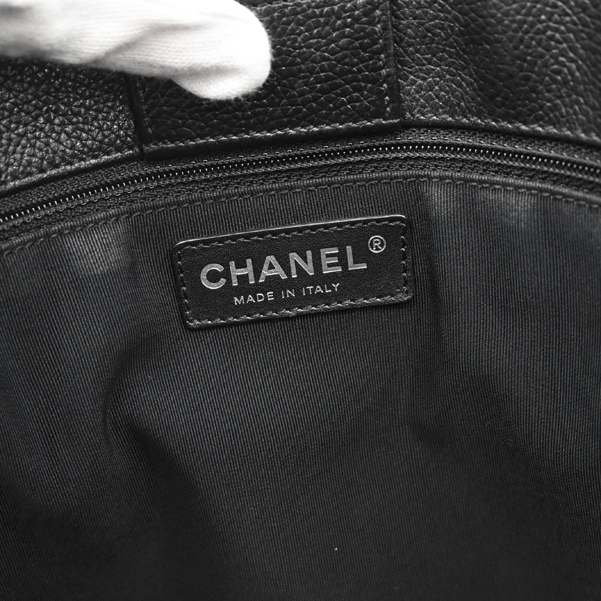 Chanel Black Calfskin Executive Cerf 2way Shoulder Tote Bag