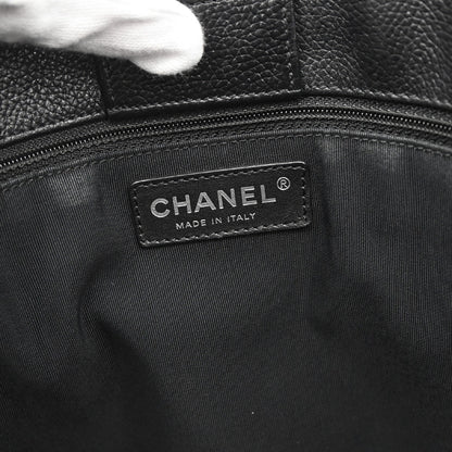 Chanel Black Calfskin Executive Cerf 2way Shoulder Tote Bag