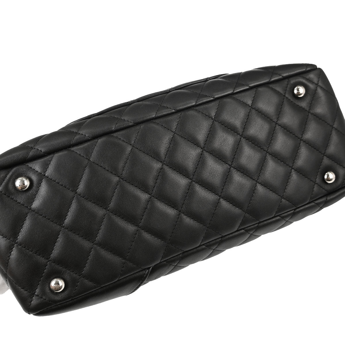 Chanel 2005-2006 Black Calfskin Cambon Ligne Bowling Bag 27