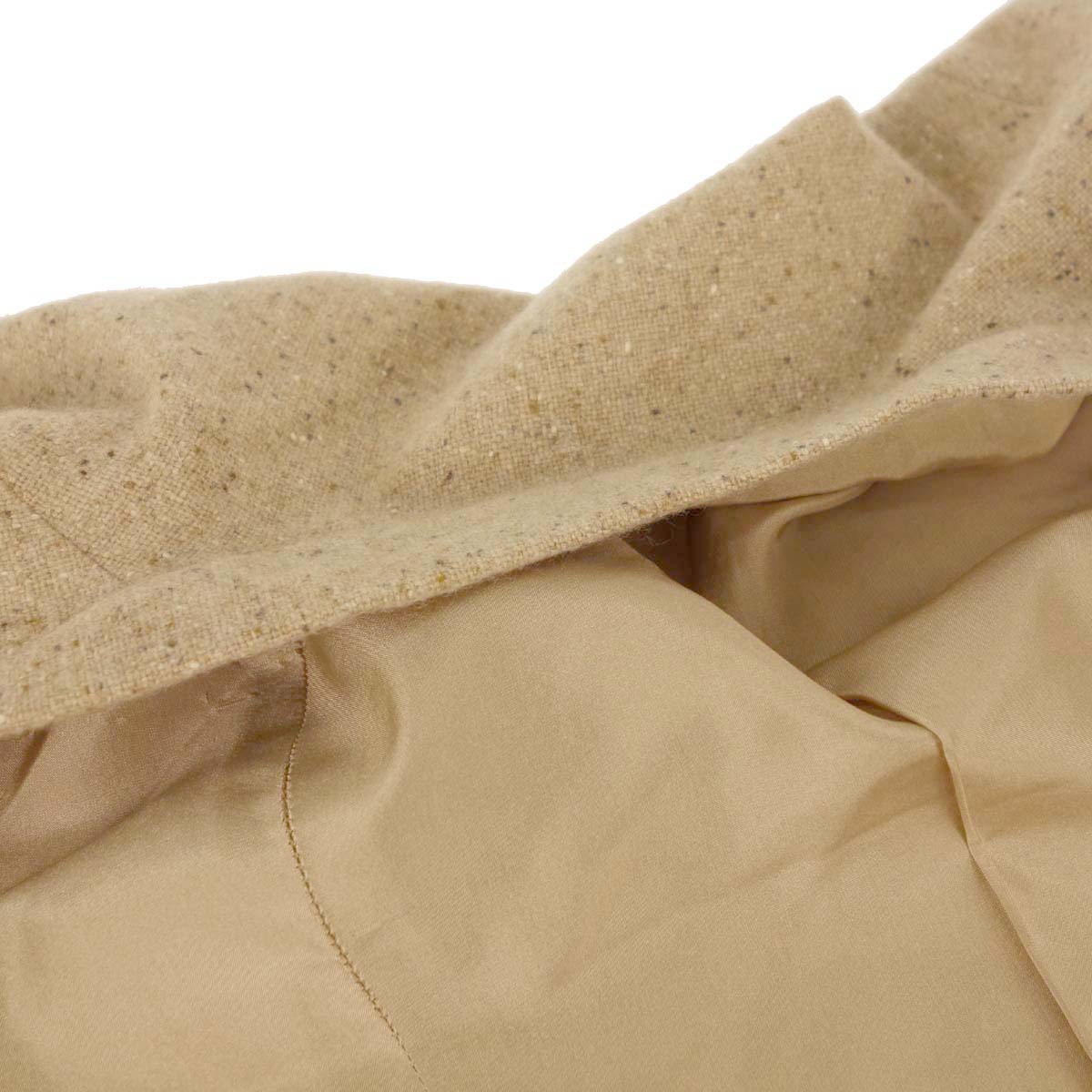 Chanel 1999 Collarless Jacket Beige #42