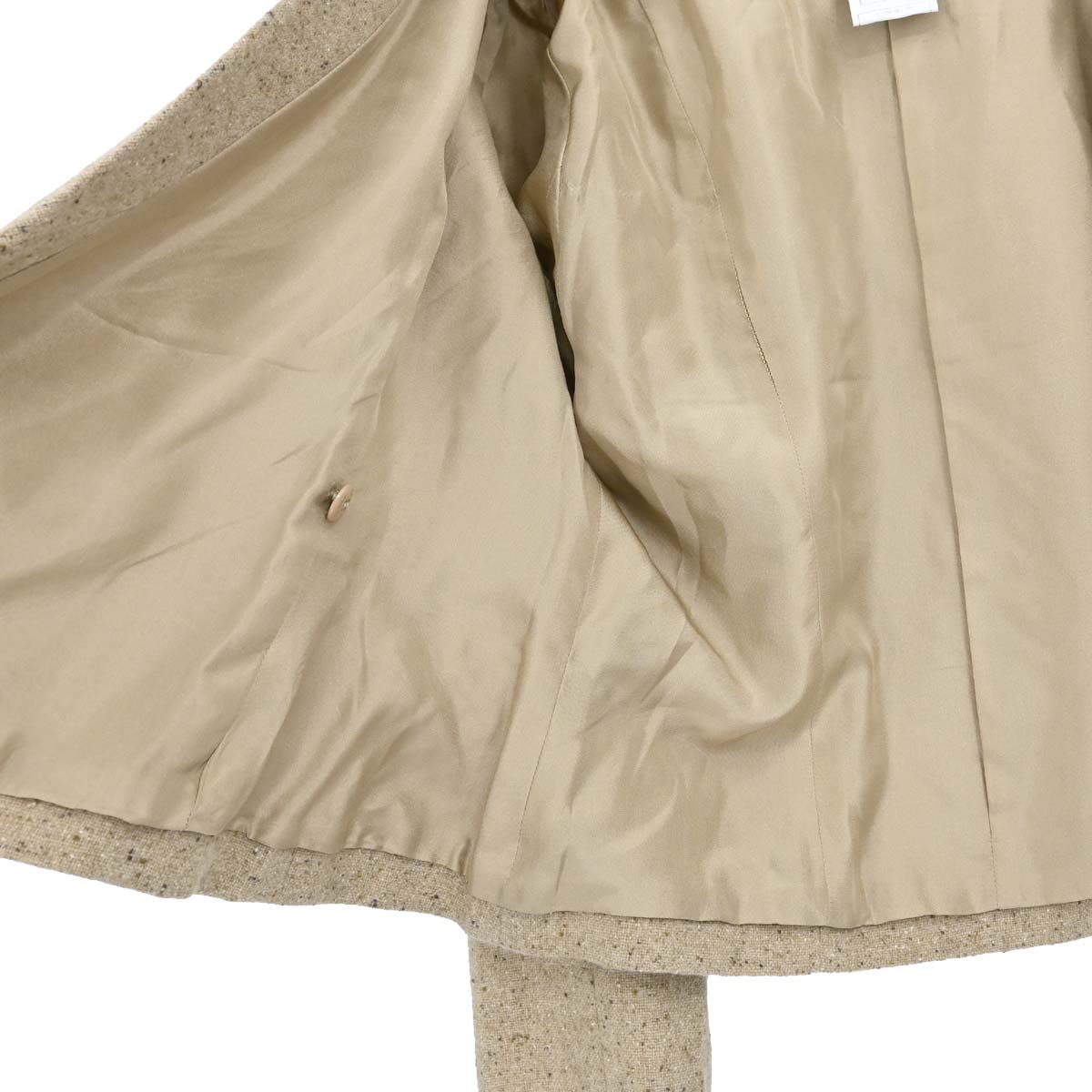 Chanel 1999 Collarless Jacket Beige #42
