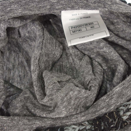 Chanel 2011 Short Sleeve T-shirt Top Gray #40