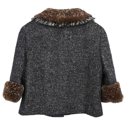 Chanel 2005 Tweed Jacket Brown #38
