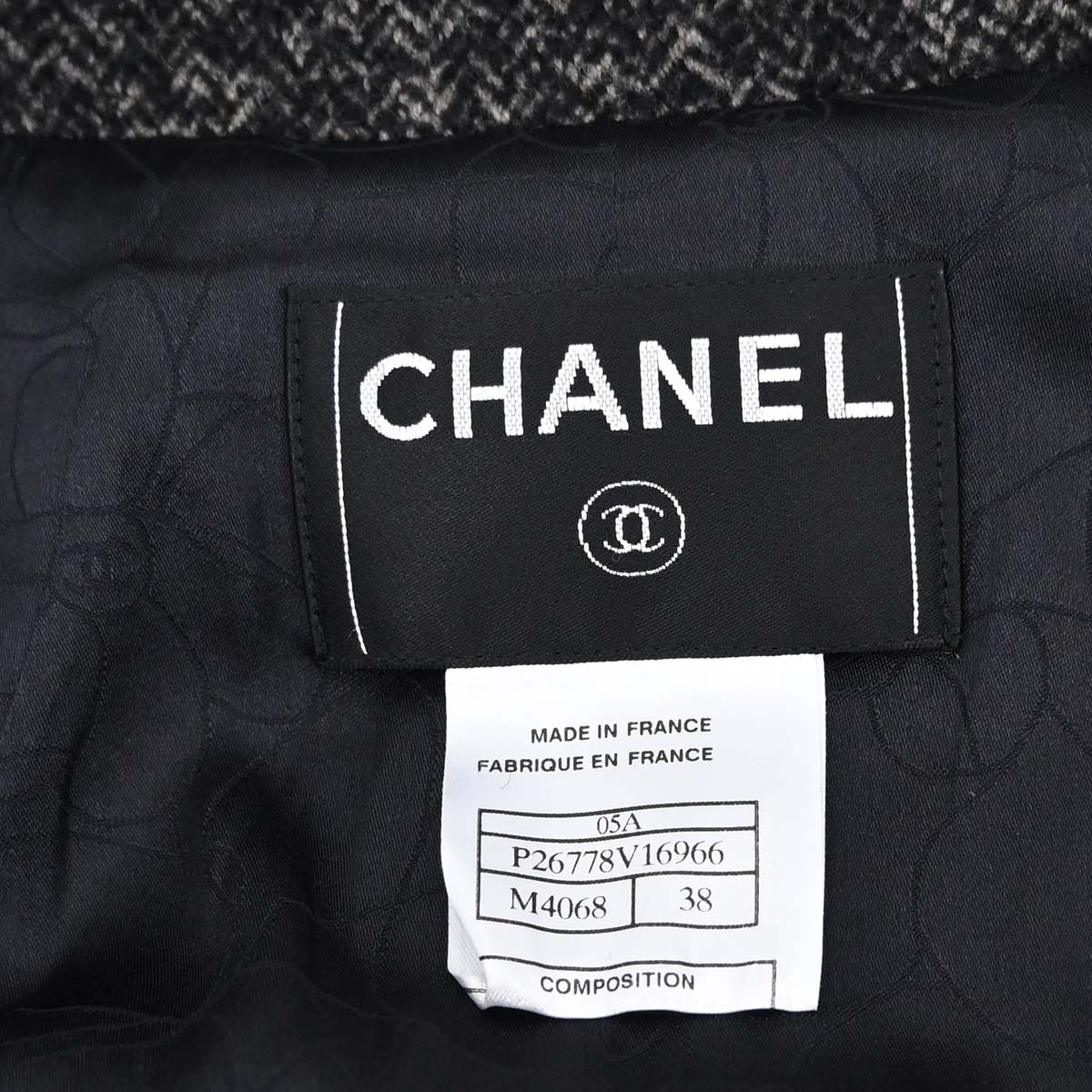 Chanel 2005 Tweed Jacket Brown #38