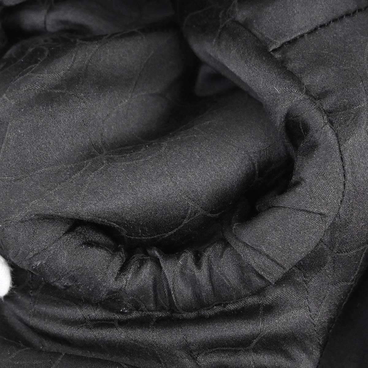 Chanel 2004 Zip Up Collarless Tweed Jacket Black #36