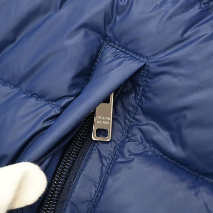 Prada 2014 Sleeveless Zip Up Quilted Down Jacket Blue #56