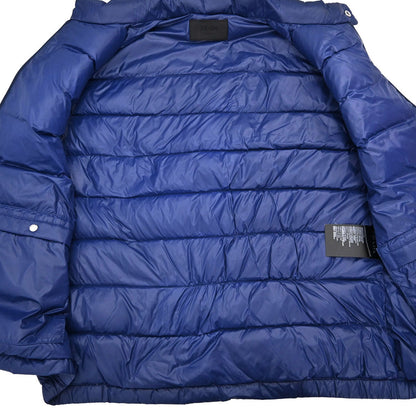Prada 2014 Sleeveless Zip Up Quilted Down Jacket Blue #56