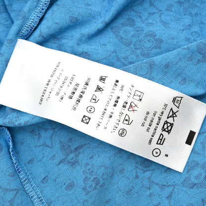 Louis Vuitton Monogram Flower Print T-shirt Blue #XS