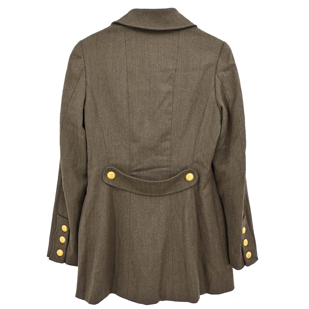 Chanel 1996 Double Breasted Jacket Brown #36
