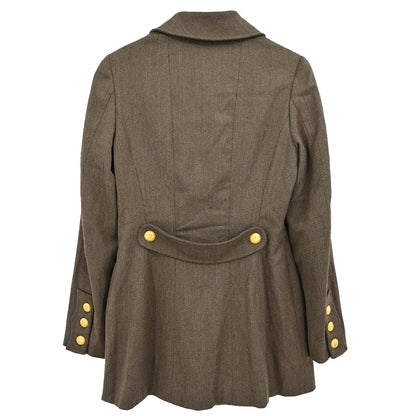 Chanel 1996 Double Breasted Jacket Brown #36