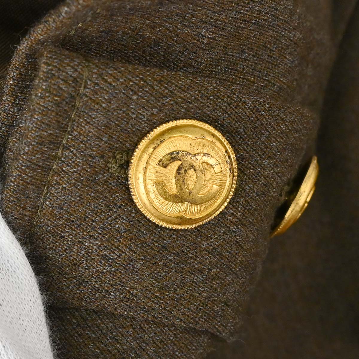 Chanel 1996 Double Breasted Jacket Brown #36